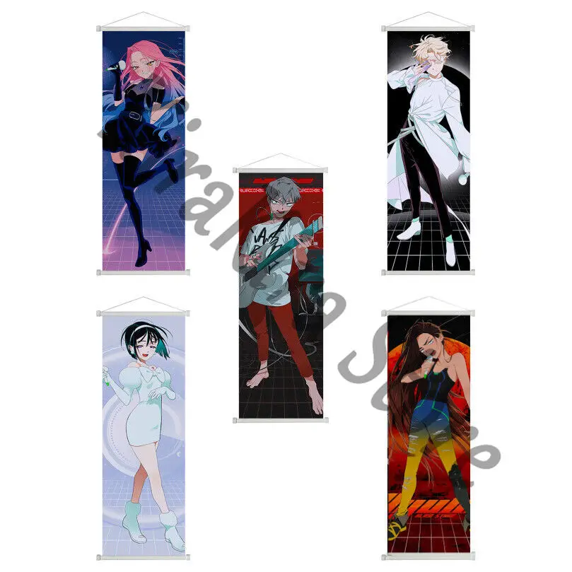 

Alien Stage Poster Cartoon Cloth Painting Mizi Sua Till Ivan Hyuna Luka Hanging Picture Wall Scroll Playbill Cosplay Wallpaper