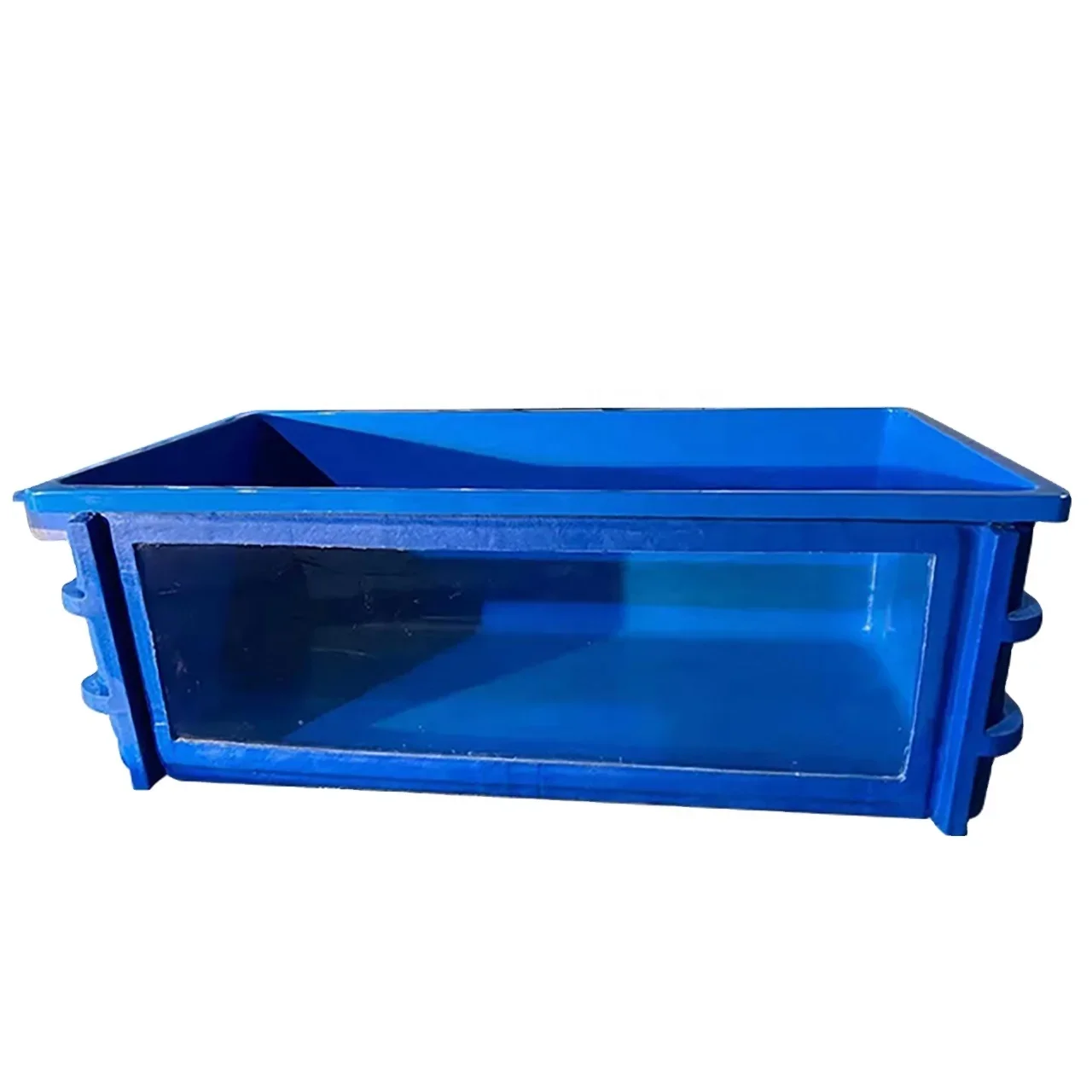 Wholesale custom cheap stackable large fiberglass frp fiberglass aquariums koi pond fish tank with viewing window and filter