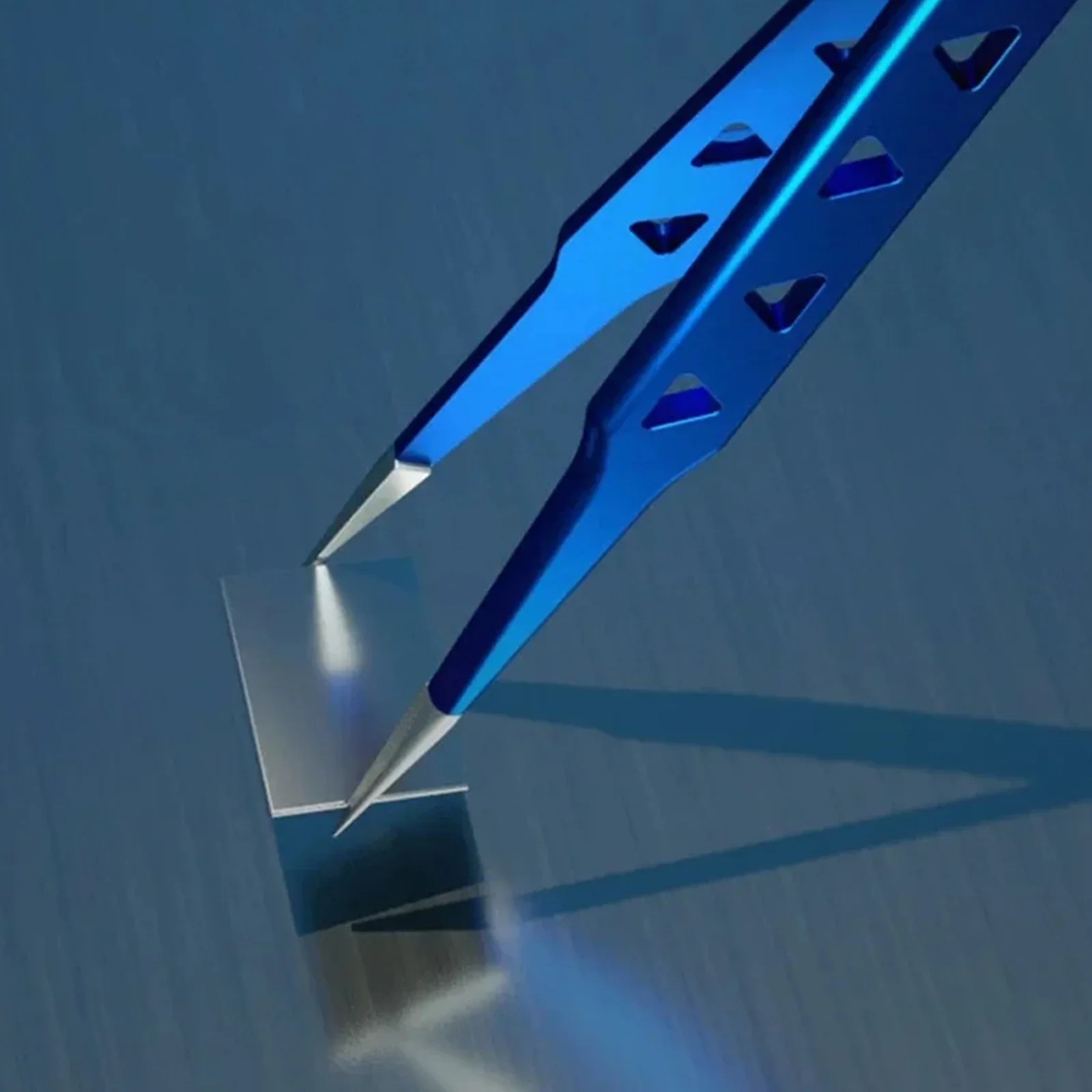 

IC Clamping Tool Hollow Cooling Tweezers Erosion Resistance Fast Heat Dissipation Temperature Resistance 160mm 6.3 In
