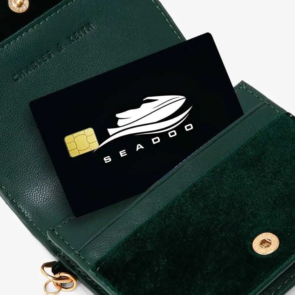 S-Sea D-Doo Seadoo Diy Credit Debit Card Sticker Party Sticker Decoration Waterproof Small Chip Card Skin Sticker