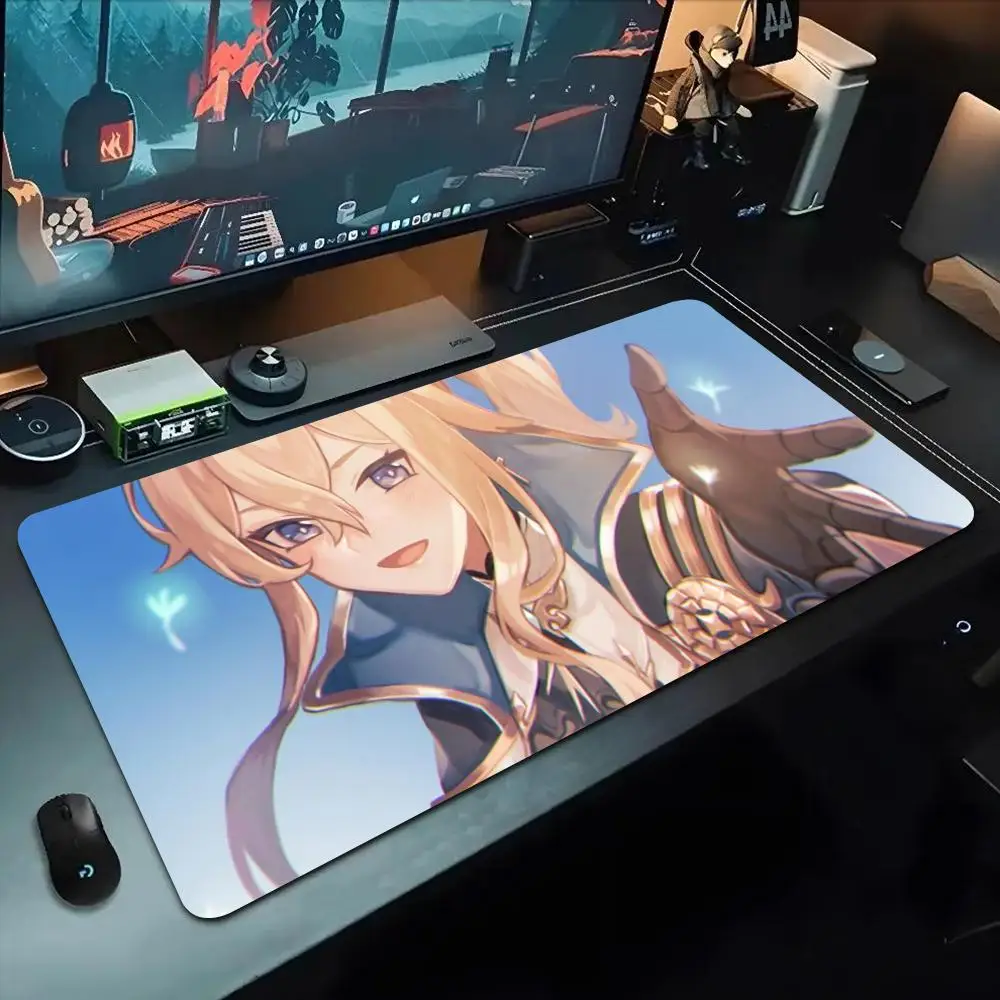 

jean gunnhildr Mouse Pad 500X1000 mm Large Gaming Mousepad Gamer XL Rubber Otaku Keyboard Pad Laptop Desk Mat