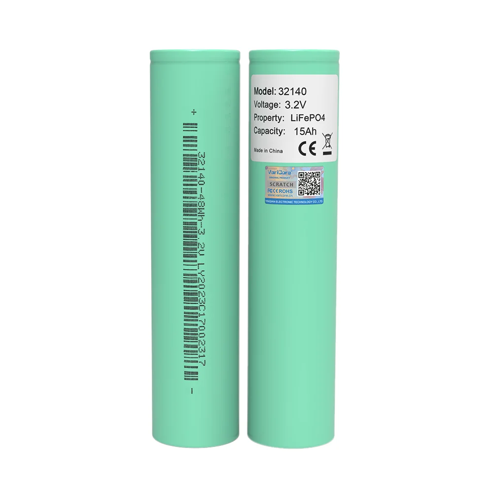 1-6pcs VariCore 3.2V 32140 15Ah LiFePO4 แบตเตอรี่ diy 4s 8s 12v 24V 36V อินเวอร์เตอร์ไฟฟ้า Travel Camping แบตเตอรี่