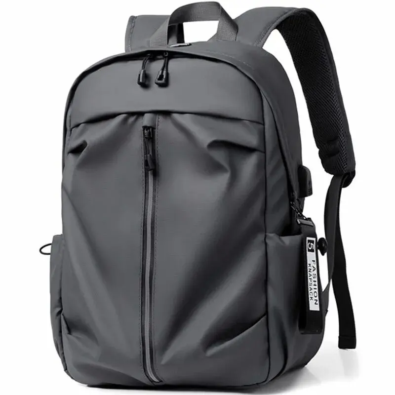 Mochila impermeable multifuncional para hombre, bolsa para ordenador portátil de negocios, con carga Usb, informal, para la escuela, novedad