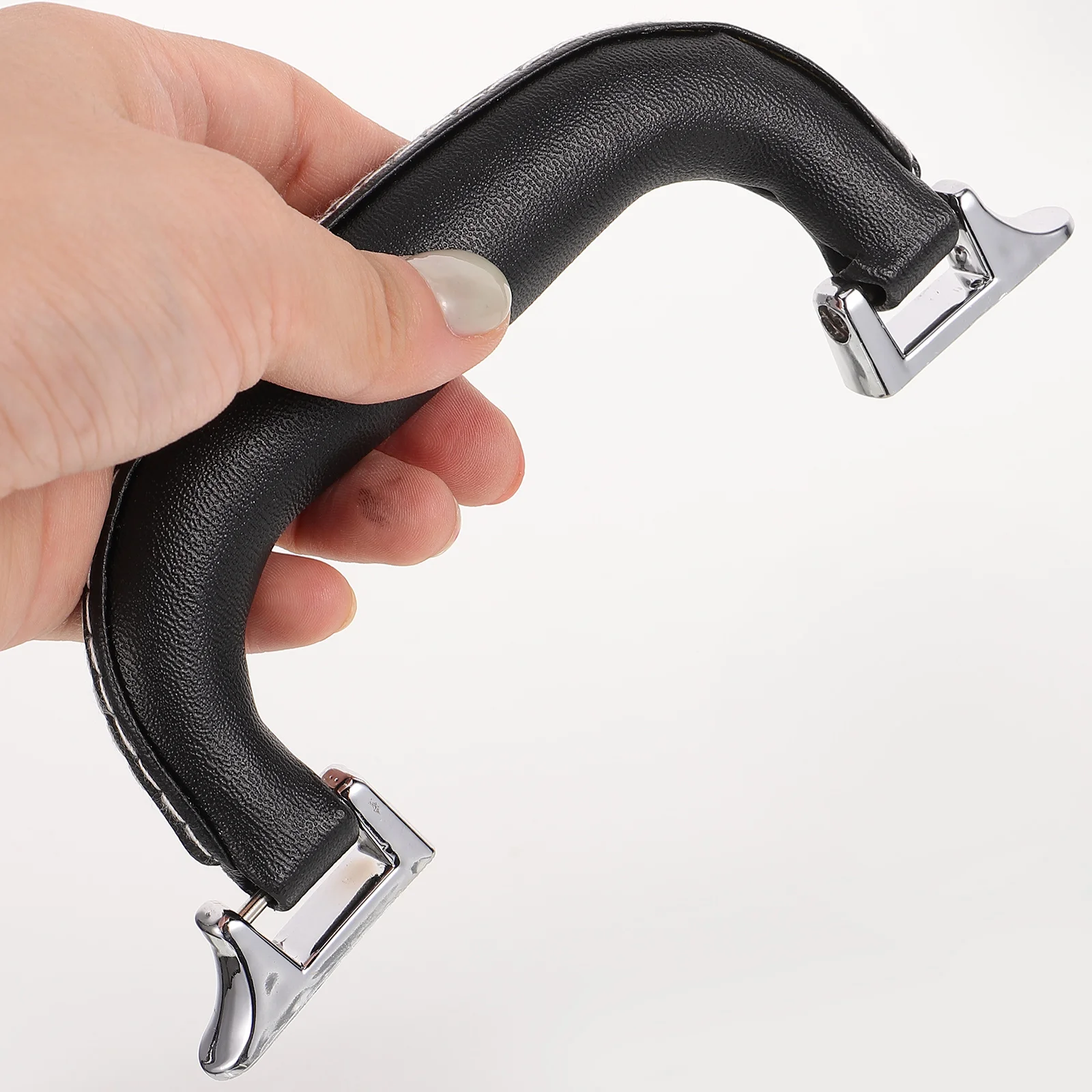

2pcs Packaging Box Handles Black Suitcase Replacement Foldable Luggage Grip Storage Carry Hardware