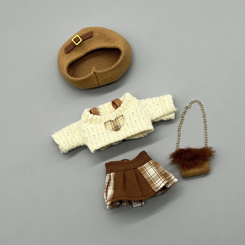 Hot Sale A Set Of 30cm Doll's Clothes Furry Cute Winter Outf