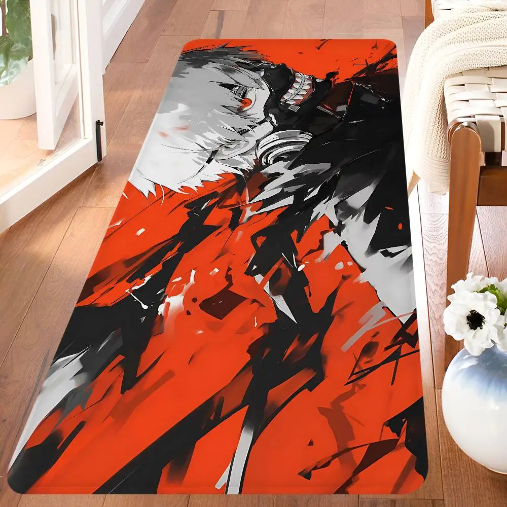 Anime Tokyo Ghoul Entrance Door Mat Nordic Style Bedroom Living Room Doormat Home Balcony Anti-Slip Modern Home Decor