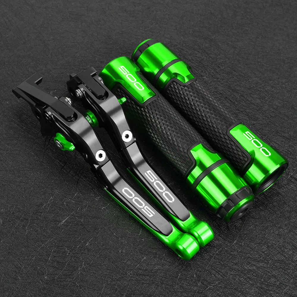 

2024 2025 For Kawasaki Ninja500 Z500 Ninja 500 Z 500 Accessories Motoreyele Adjustable Brake Clutch Levers Handlebar Grips Ends