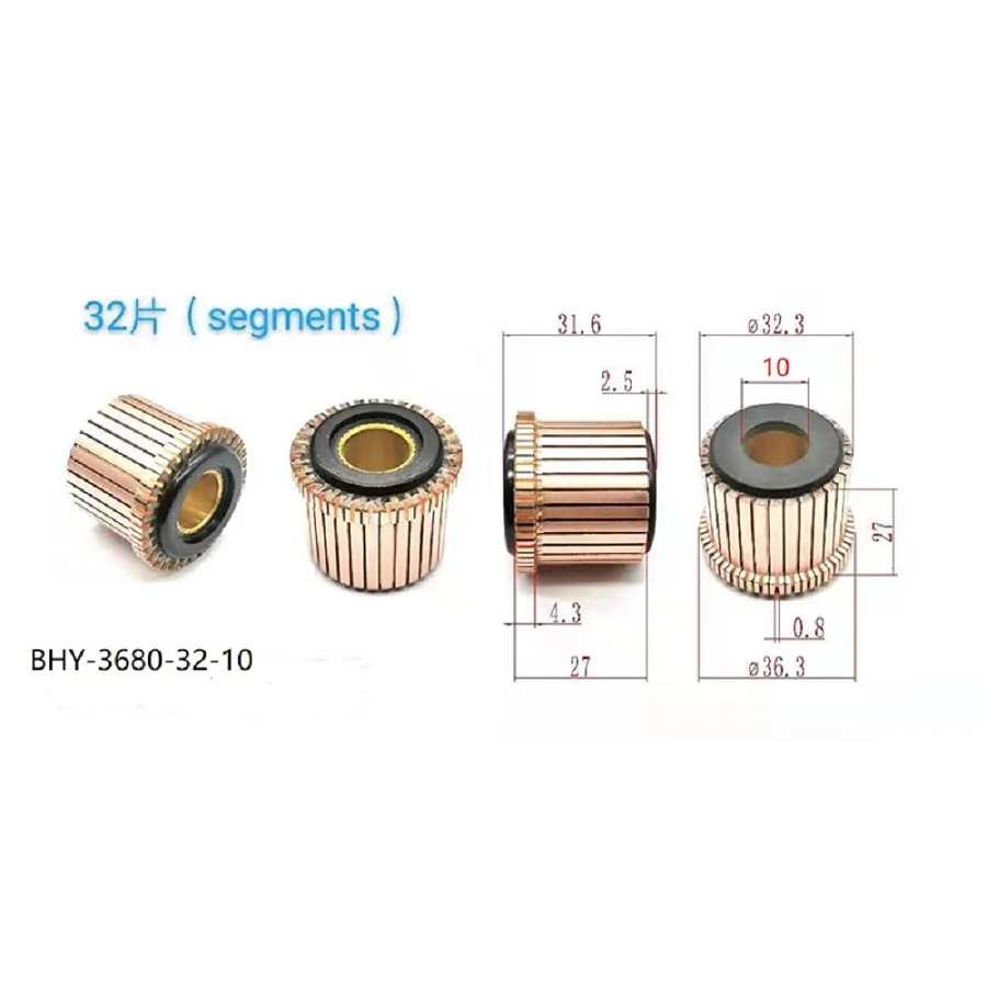 Bhy-3680-32-10หัวทองแดงปรับทิศทางได้32.3*10*27*32P