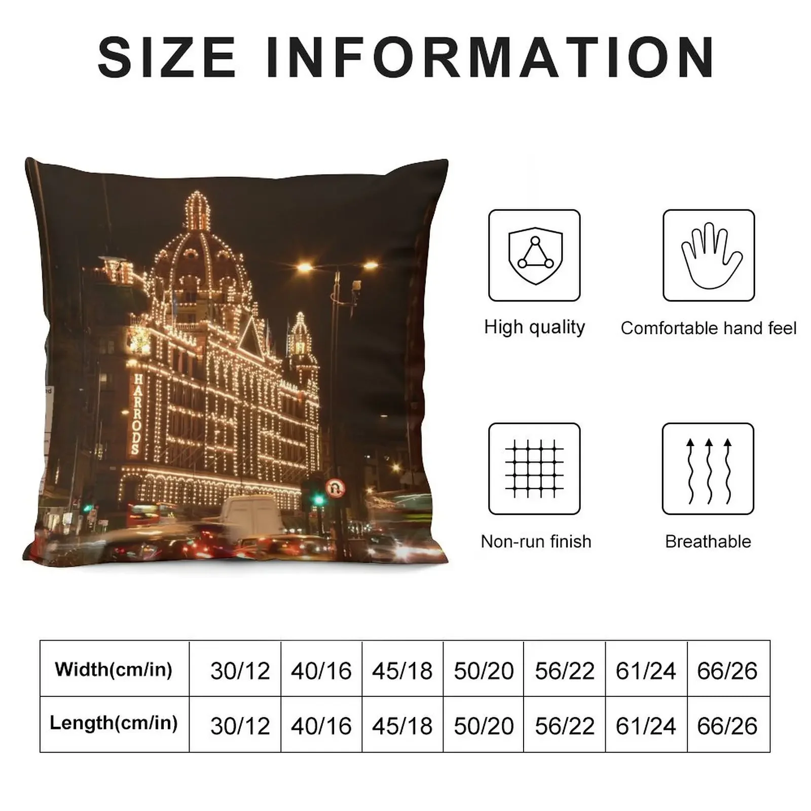 Harrods, London Throw Pillow Cushion Covers For Living Room Christmas Covers For Cushions pillow