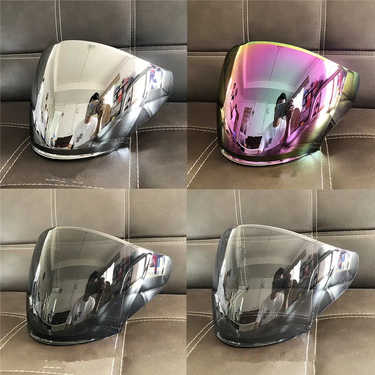 خوذة دراجة نارية قناع ل SHOEI J-Cruise 1 J-Cruise 2 J-Force 4 CJ-2 كاسكو شيلد Viseria Capacete Moto عدسة الزجاج الأمامي