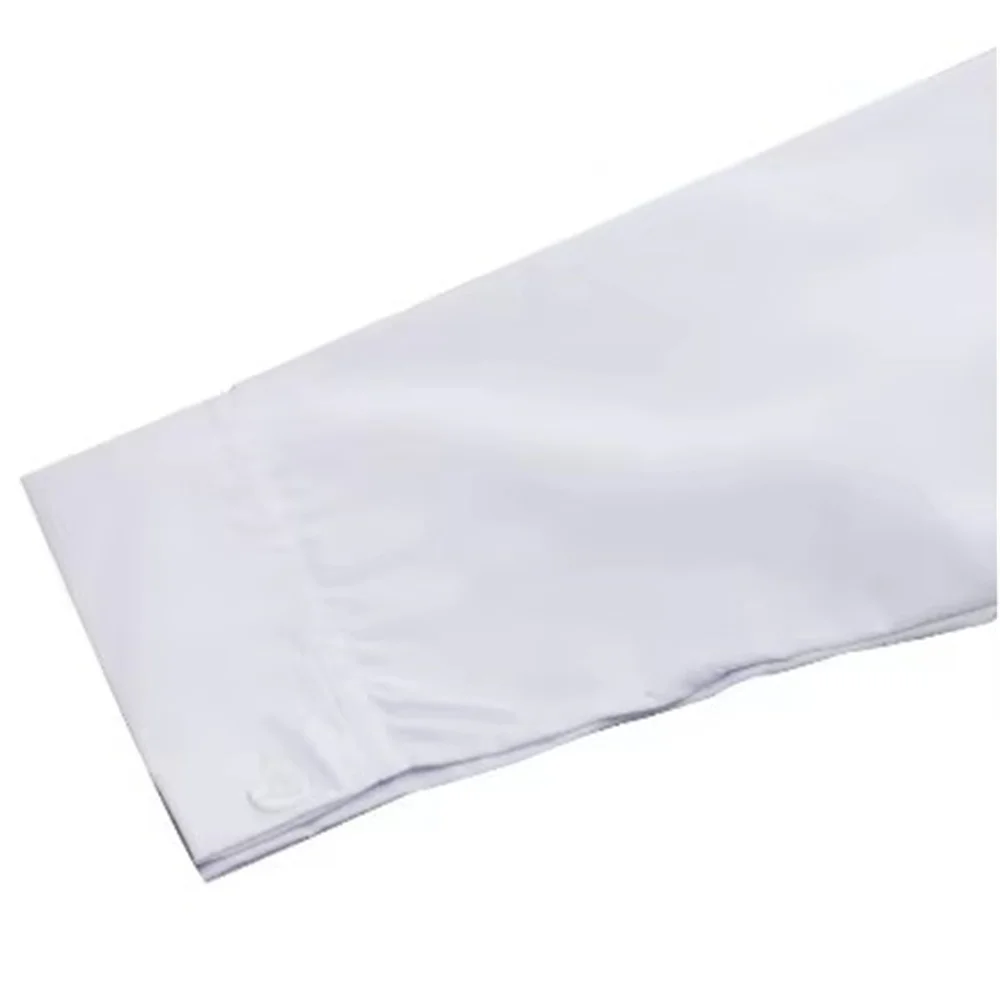 여성 유니섹스 긴 소매 스크럽 실험실 남성 간호사 의사 흰색 코트 유니폼