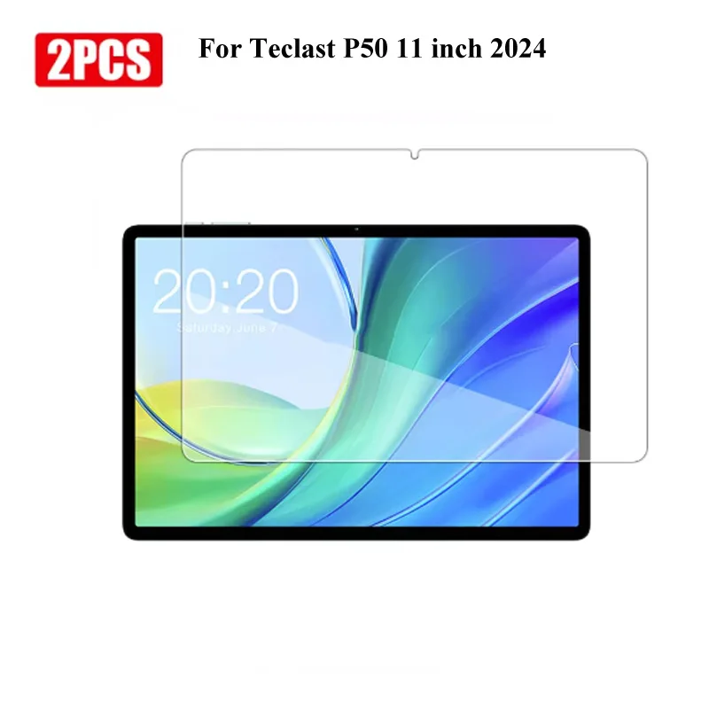 

2PCS HD Screen Protector Tempered Glass For Teclast P50 P40S P40HD P30T P30Air P30HD P30S P25 P26T P20HD P20S Tablet Glass Film