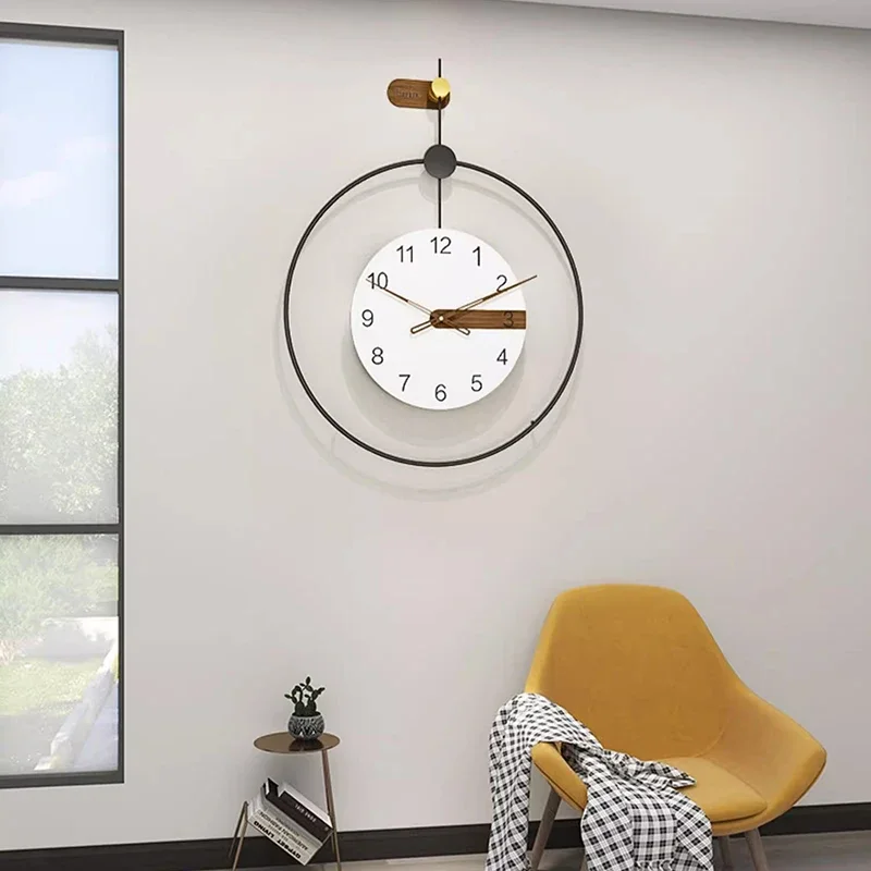 Modern Minimalist Wall Clock Girls Hallway Fashion Unusual Wall Clock Silent Cute Reloj Digital Pared Living Room Decorarion