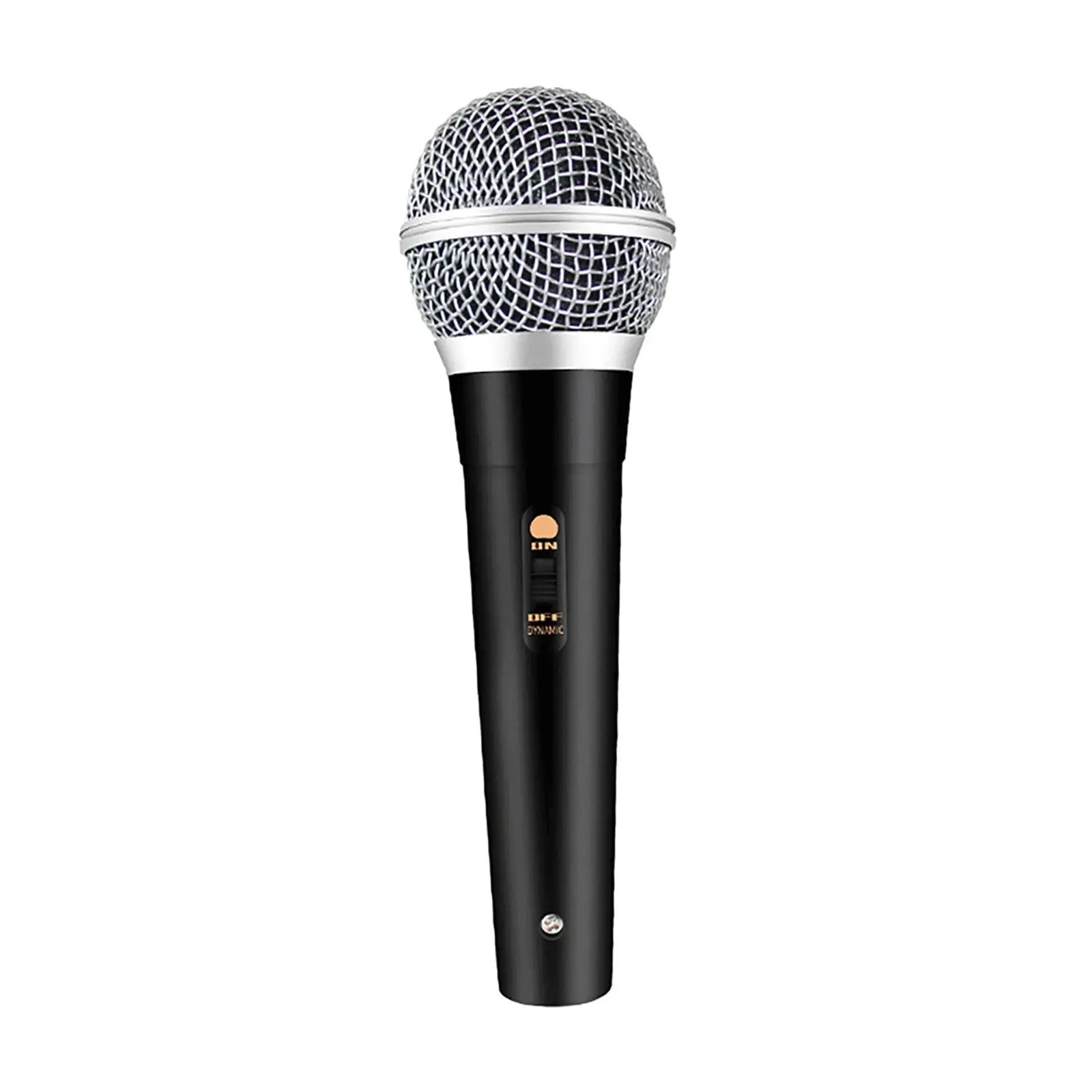 Handheld Wired Dynamic Mic Microphone 300cm Cord Metal Wire Mesh Head for Stage Speech Wedding