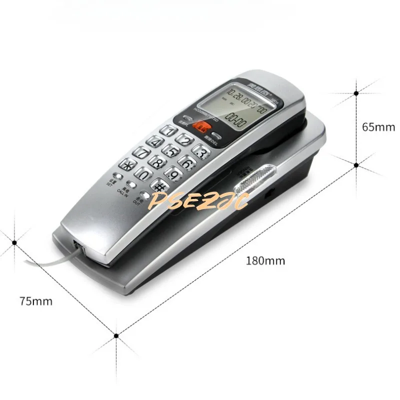 Home Wall Mounted Fixed Telephone Landline Portable Office Mini Decorative Phone