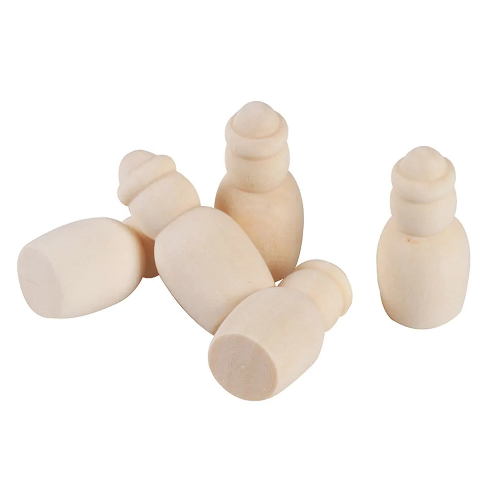 20Pcs Creative DIY Graffiti Painted Wooden Slice Lightweight Durable Kids Art Craft Decoration Home Wall Table Shelf Ornament