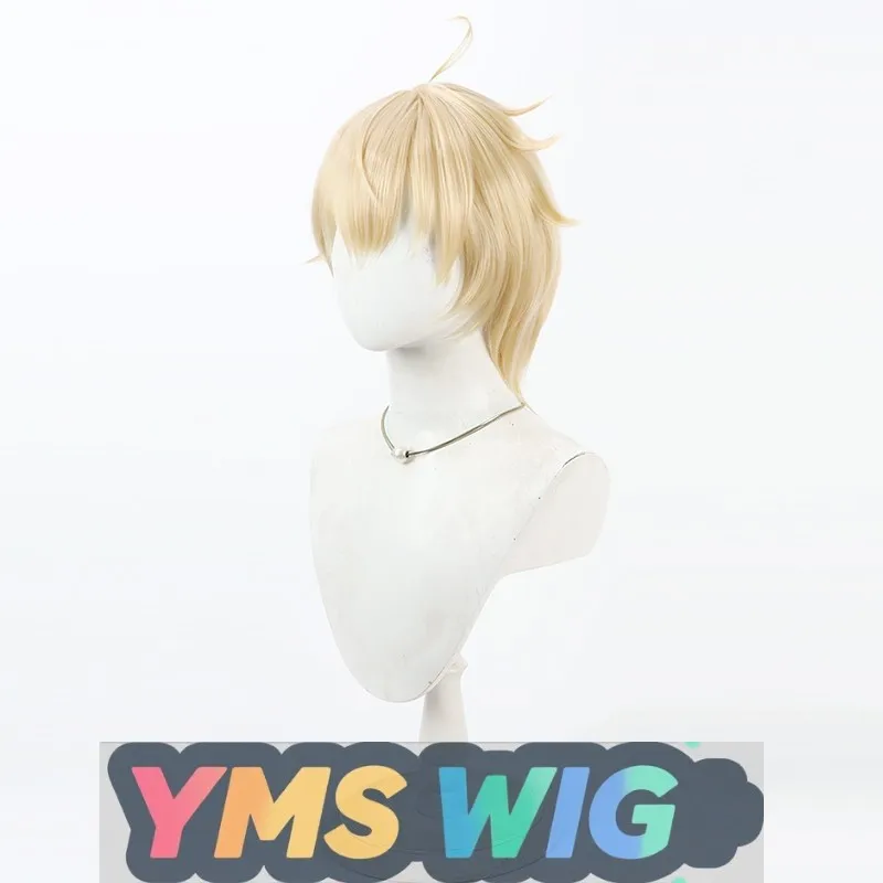 [Peluca YMS]"All The Scum Men Love Me Mouse Cosplay peluca amarilla con punta",