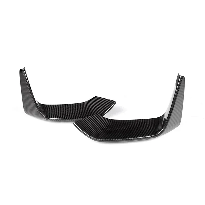 Dry Carbon Fiber Front Bumper Corner Splitters Covers Trim for BMW F80 M3 F82 F83 M4 4 Door 2 Door 2014 - 2020 Body Kits