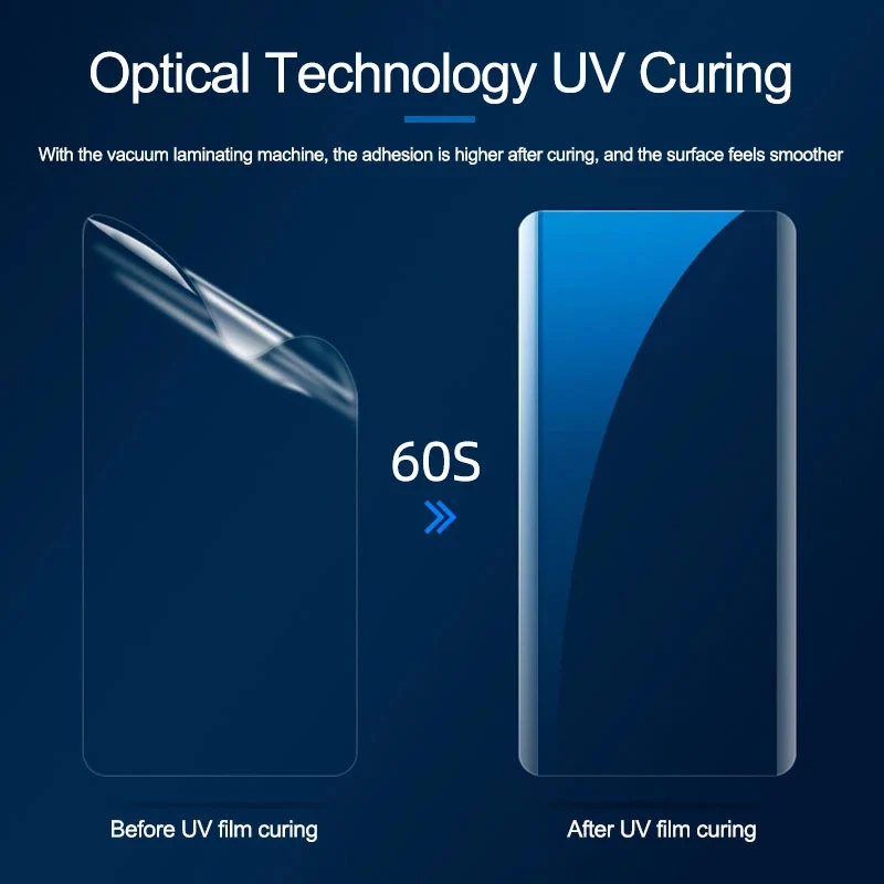 SUNSHINE Intelligent UV Curing Vacuum Laminating Machine For Straight Curved Soft OCA Film Screen Cell Phone Repair Tool