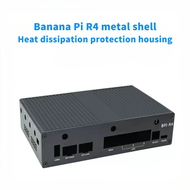 bpi-r4-メタルシェル-banana-pi-r4-開発ボード用放熱保護ハウジング-防塵・耐衝撃
