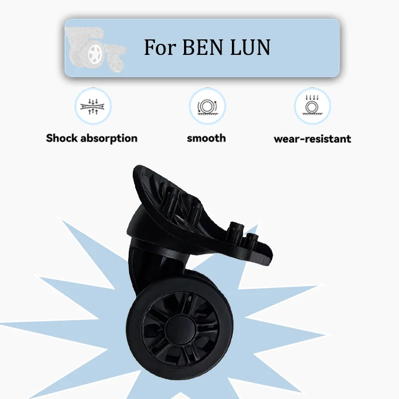 

For BEN LUN F53 Replacement Luggage Wheels: Quiet Rotating Wheels Repair Damaged Luggage Wheels Long-Lasting Smooth Rolling