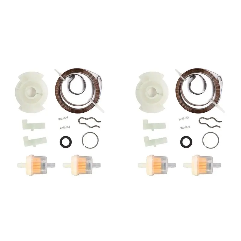 A02M-2X Recoil Starter Repair Kit For 593959 450E 575E Engine 125Cc Lawn Mower Grass Trimmer Fuel Filter
