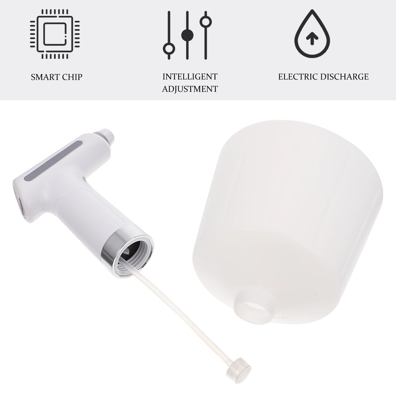 

Multipurpose Cleaning Sprayer Electric Gardening Watering Can 1Pcs White Durable Portable USB Charging Large Capacity