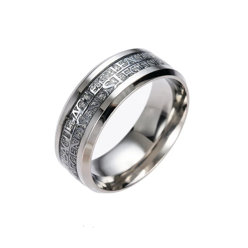 Fashion 316L Stainless Steel League of Legends LOL Game Personality Ring Jewelry 2023 Men\'s and Women\'s Party CarnivalGift