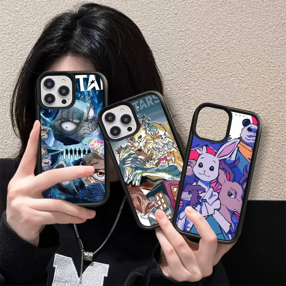 Anime Beastars Phone Case For IPhone 17 16 15 14 13 Plus 12 11 Pro Max PC+TPU Cases Back Cover