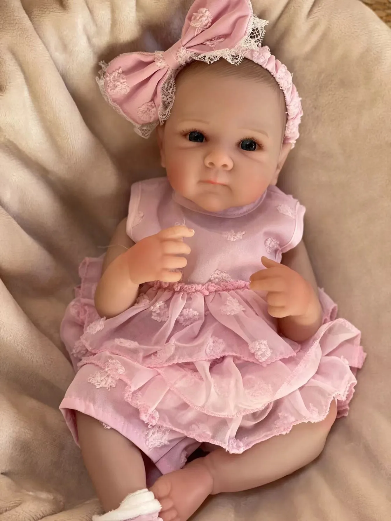 18 Inch Bettie Bebe Reborn Girl Merry Christmas Handmade Newborn Baby Doll Toy Gifts For Children