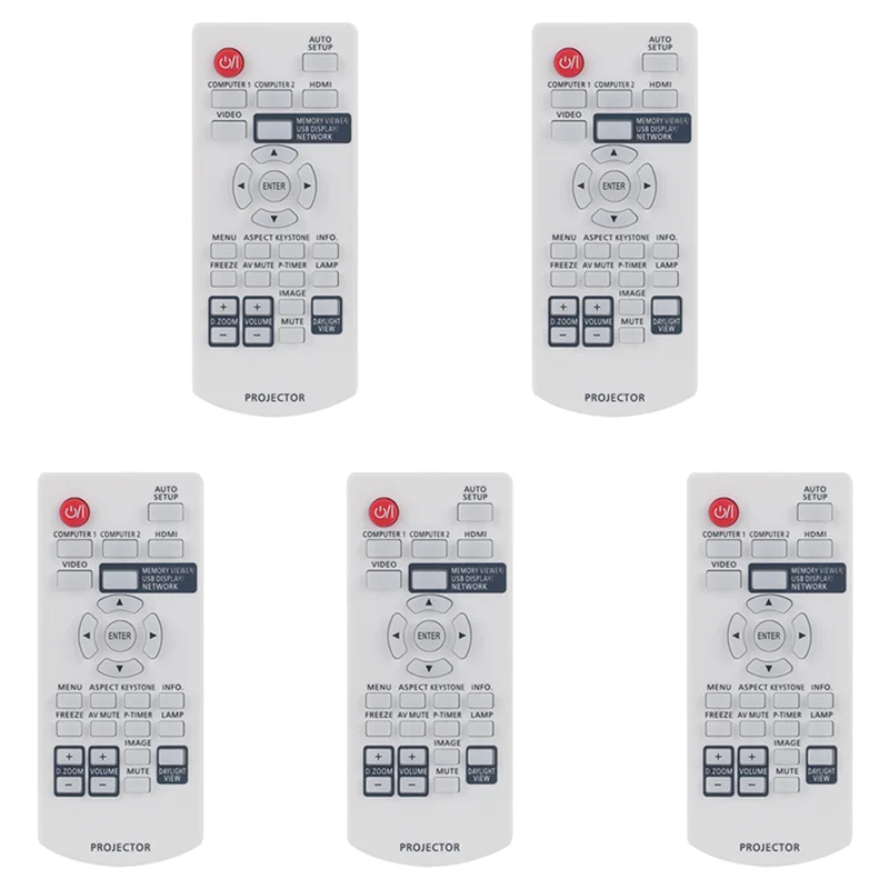 

【NEW LISTING】5X N2QAYA000116 Replacement Remote Control For Panasonic LCD Video Projector PT-LB382 PT-LB332 PT-LW312 PT-LW362