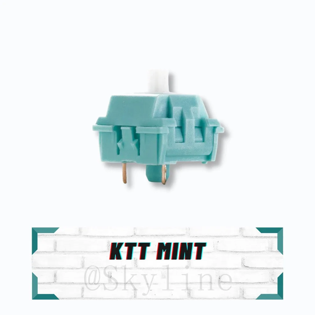 KTT Mint interruptor lineal para teclado mecánico, SMD LED, interruptor de 3 pines, interruptor lineal