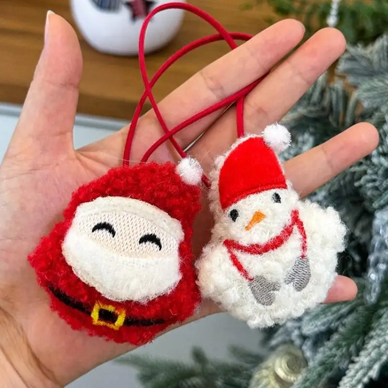 Feestelijke pluche kerstman sneeuwpop boom sleutelhanger, rugzak decoratie, kerstfeest aanwezig