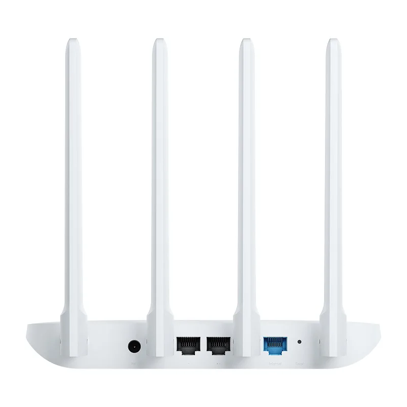 Router Xiaomi 4C Porte Gigabit da 300 Mbps APP Gestione remota 4 antenne per una copertura WiFi domestica con segnale migliorato