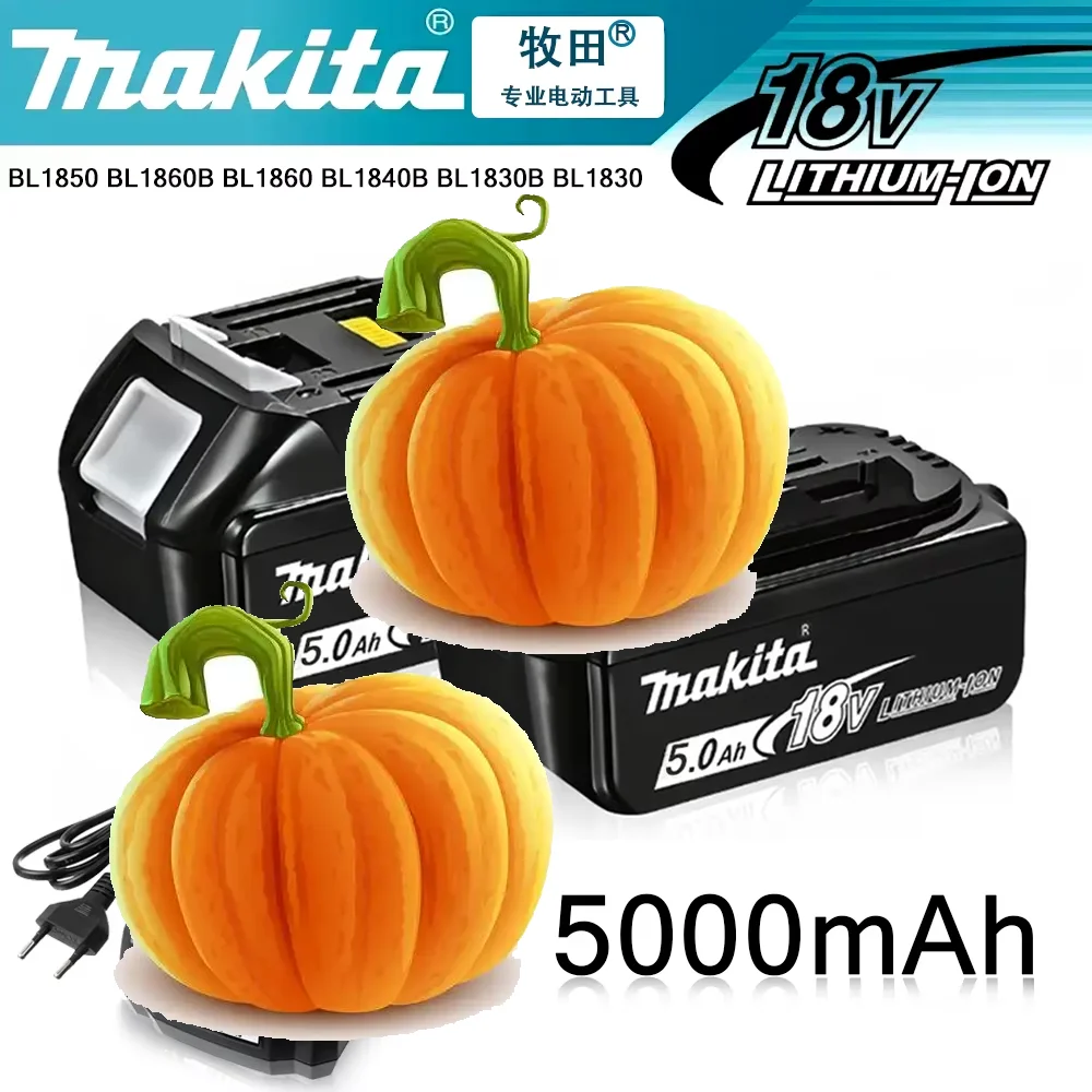 

Genuine Makita 18V Battery BL1850 BL1860B BL1860 BL1840B BL1850B Lithium ion Makita 18V 5Ah