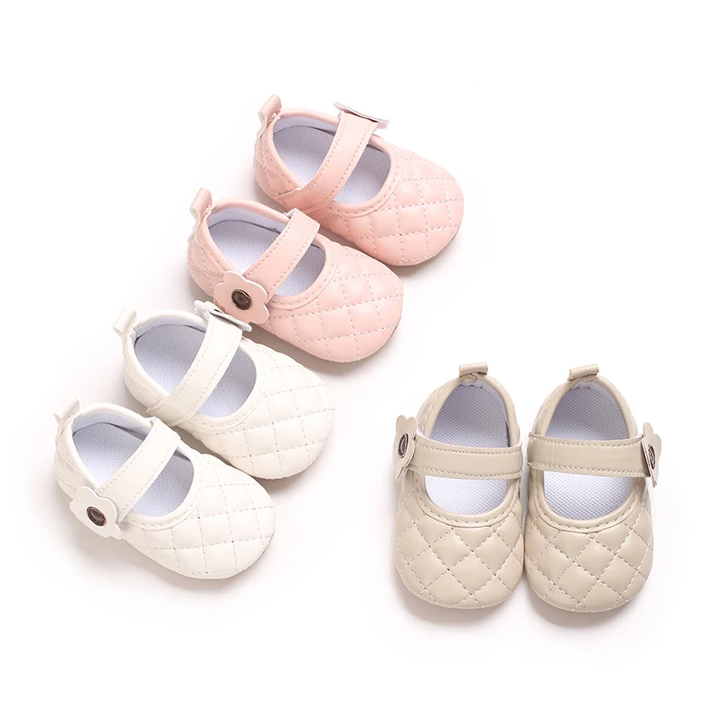 

Baby Girls Shoes Classic Bowknot Rubber Sole Anti-slip PU Girls Dress Shoes First Walker Toddler Crib Baby Shoes