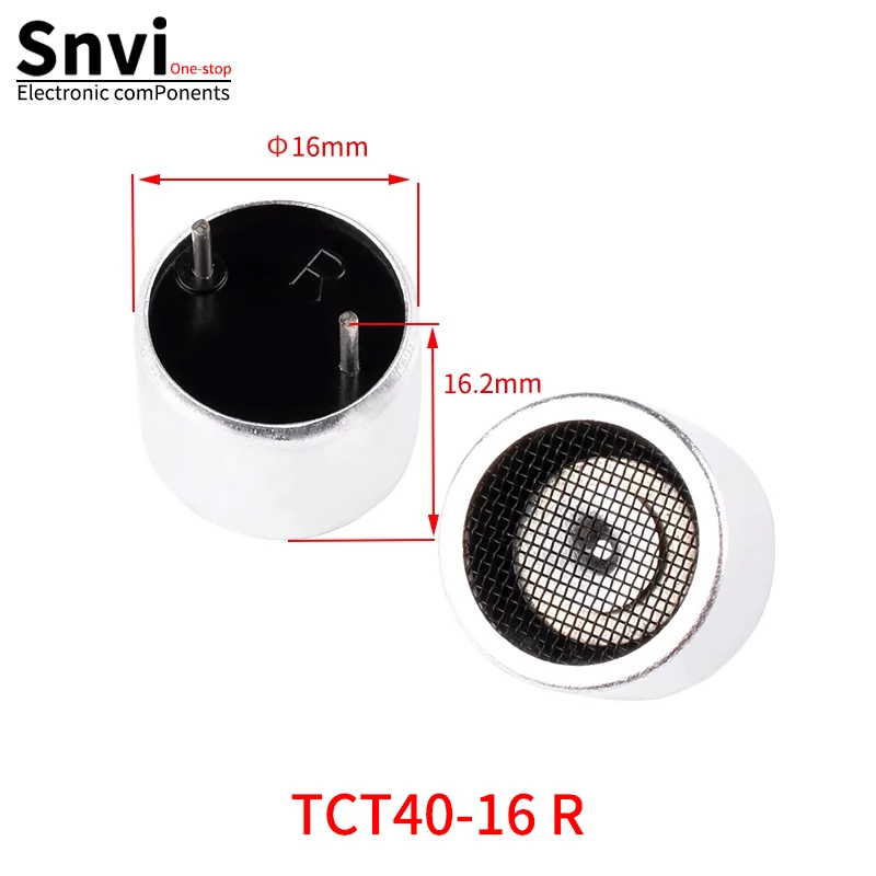 Snvi 1 Paar TCT40-16R/T 40KHZ Ultraschall-Wandler-Sensor 16mm Ultraschallsonde – Detail 4