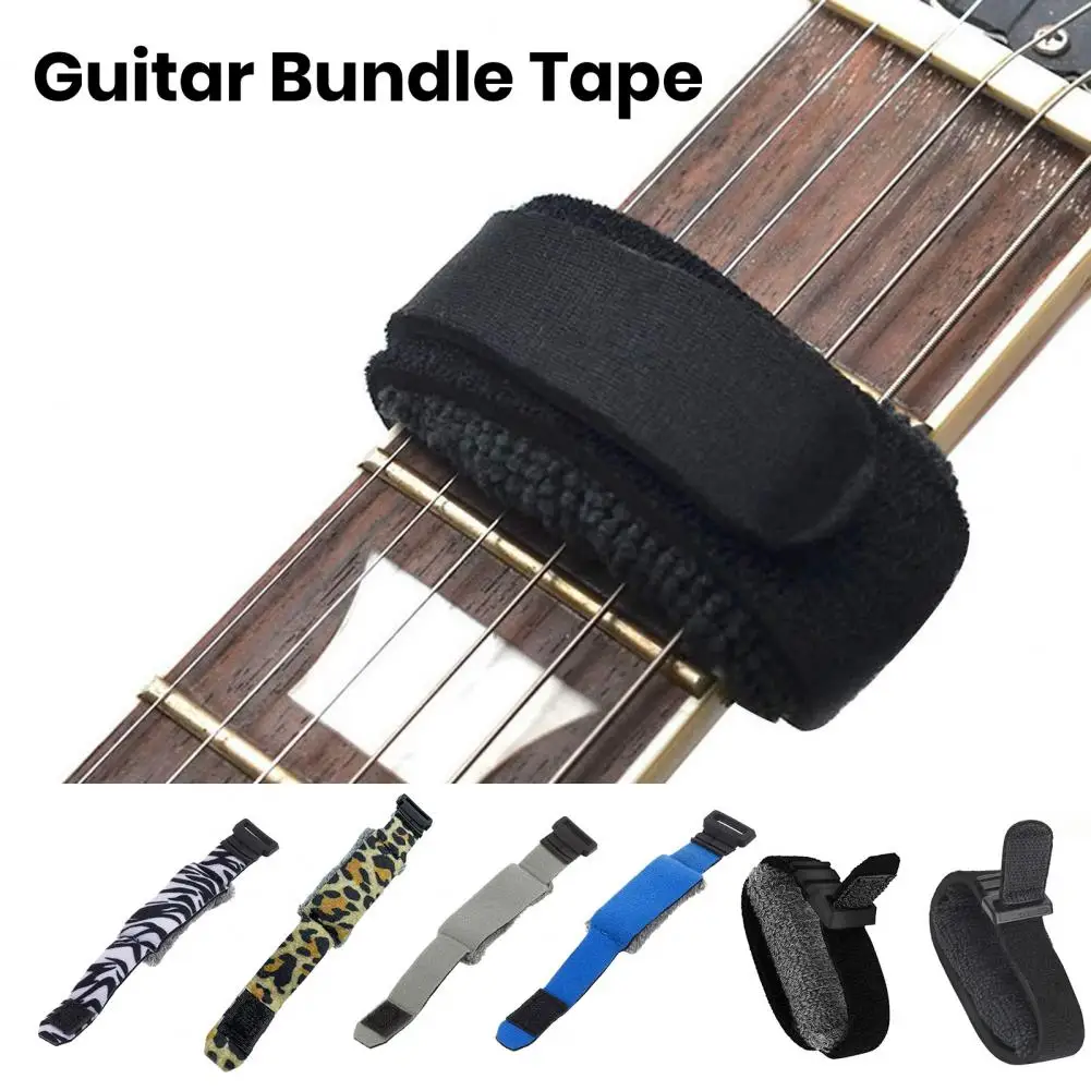 Guitar Strings Mute Dampener Ukulele Bass Acoustic Electric Guitar Wrap Muter Silencer Noise Reducer Musical Instrument Supplies