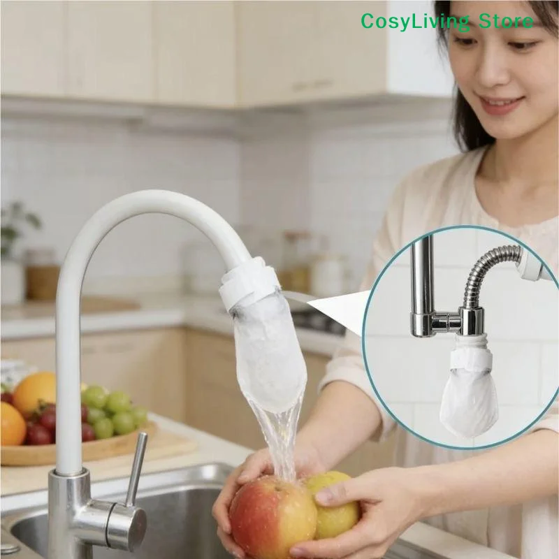 

[CL]20Pcs Faucet Filter Cotton Household Tap Water Purifier Enhance Water For Kitchen Sink And Bathroom Multi Scenario Use[CL]