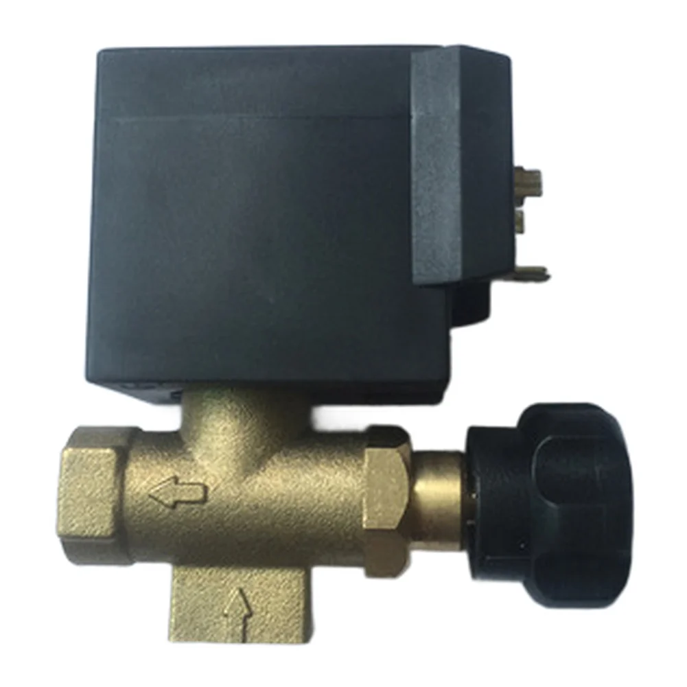 1PCS Brass High Temperature Steam Solenoid Valve Replacement 220VAC Adjustable Ironing Boiler Solenoid Valve Power Tool Parts