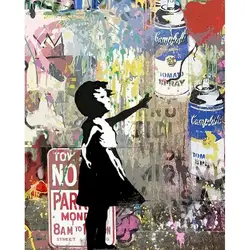 GATYZTORY Painting By Numbers Abstract Acrylic Picture Coloring Drawing By Numbers On Canvas Diy Gift Home Decor