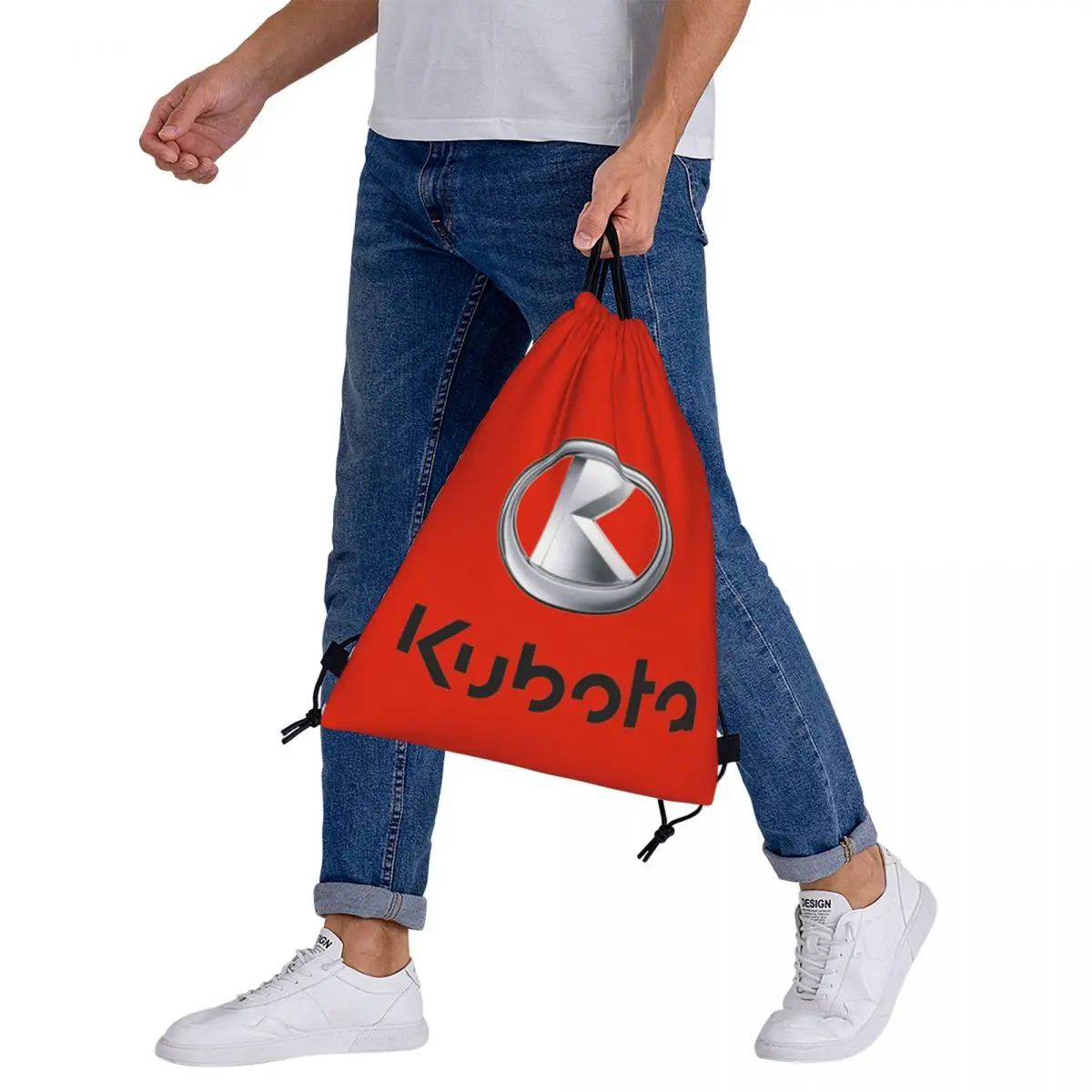 Рюкзаки Kubota Tractor, модные портативные сумки на шнурке, сумка для хранения, сумки для книг для мужчин и женщин, школьные