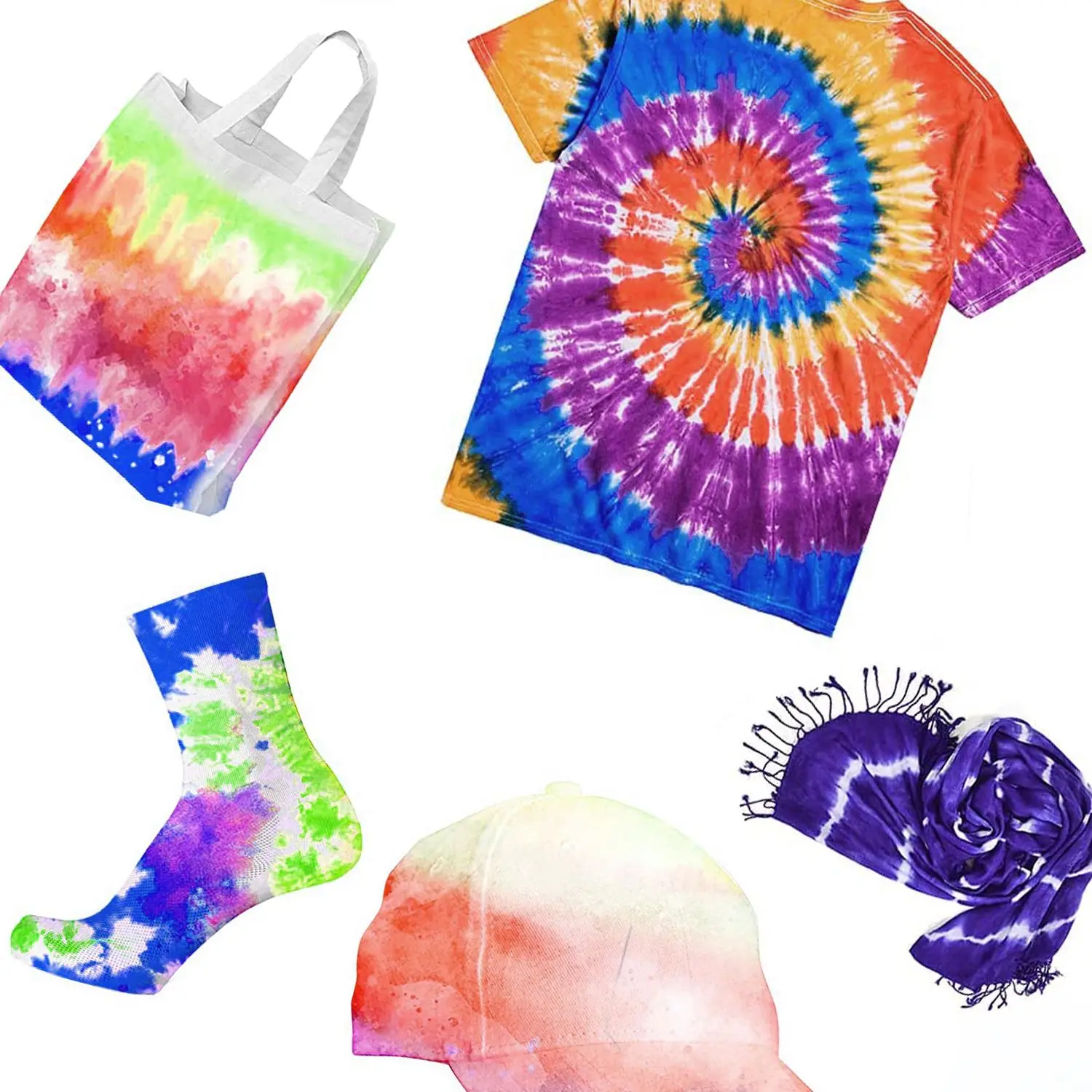 6Colors/Set 10g Fabric Tie Dye Powder Old Clothing Refurbished Pigments Color Change Free For Cotton Nylon Clothes Tie Dyeing - view 3