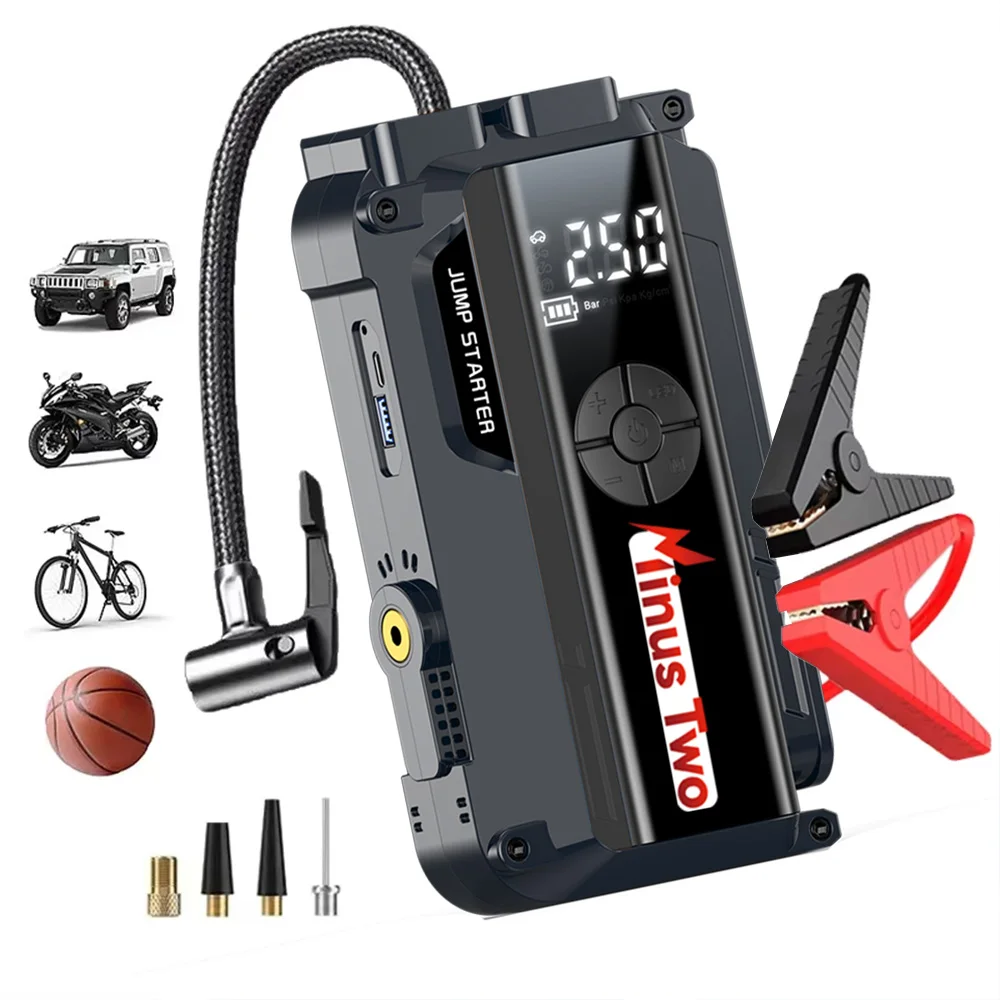 Emergency Quick-Start Fire Starter Battery Power Bank Car Emergency Startup Power Supply 12V Inflatable Integrated Device