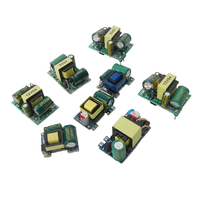 AC-DC 3.3V/5V/12V precyzyjny konwerter Buck AC 220v do 5v DC transformator obniżający moduł zasilania 1A 12W