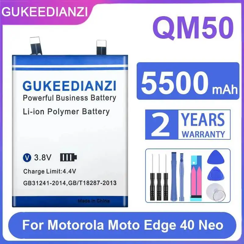 

5500Mah Mobile Phone Battery For Motorola Moto Edge 40 Neo High-Efficiency QM50