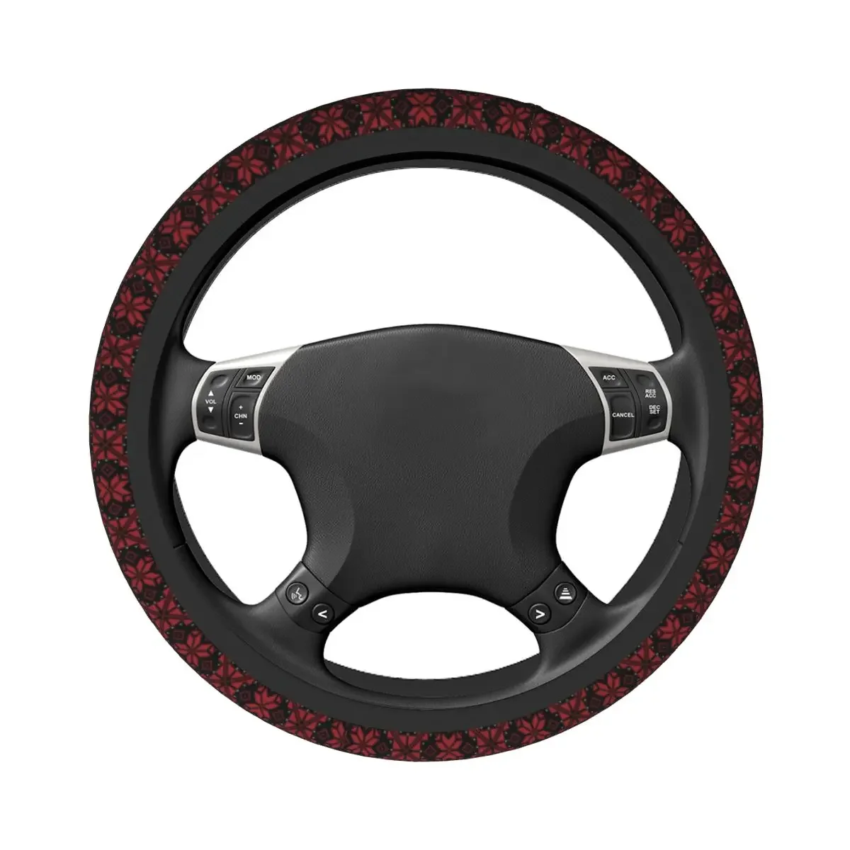 Palestinian Tatreez Car Steering Wheel Cover Palestine Steering Wheel Protective Cover Auto Steering-Wheel Accessories