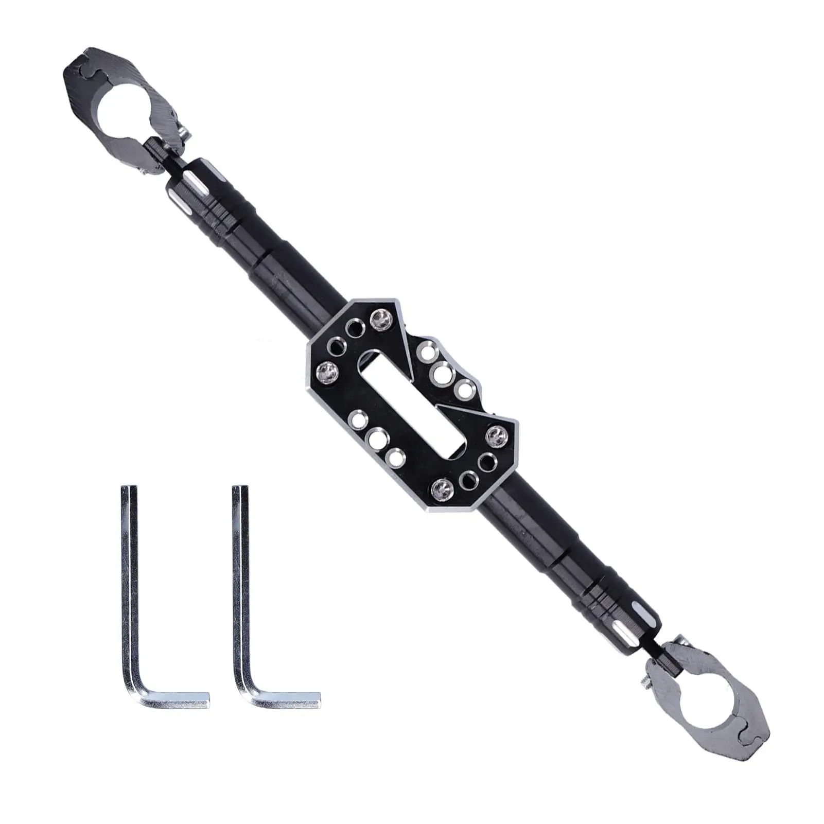 

Adjustable Motorcycle Balance Crossbar - Multifunctional Metal Handlebar Strengthen Bar for 7 /8in (22mm) Bikes