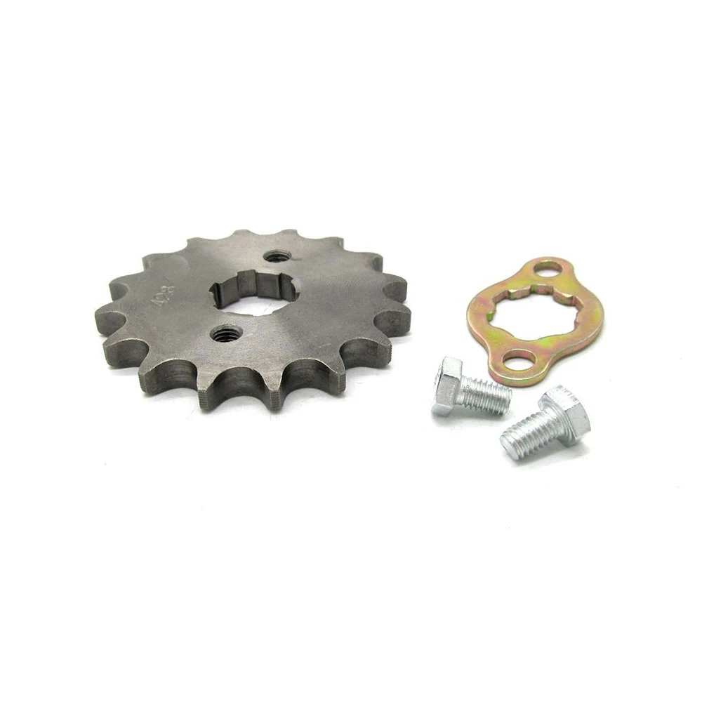 Motorcycle Heavey Duty Drive Chain Link Chain Front Sprocket Gear For Yamaha 125cc YBR 125 XTZ125 TTR Transmission Spare Parts