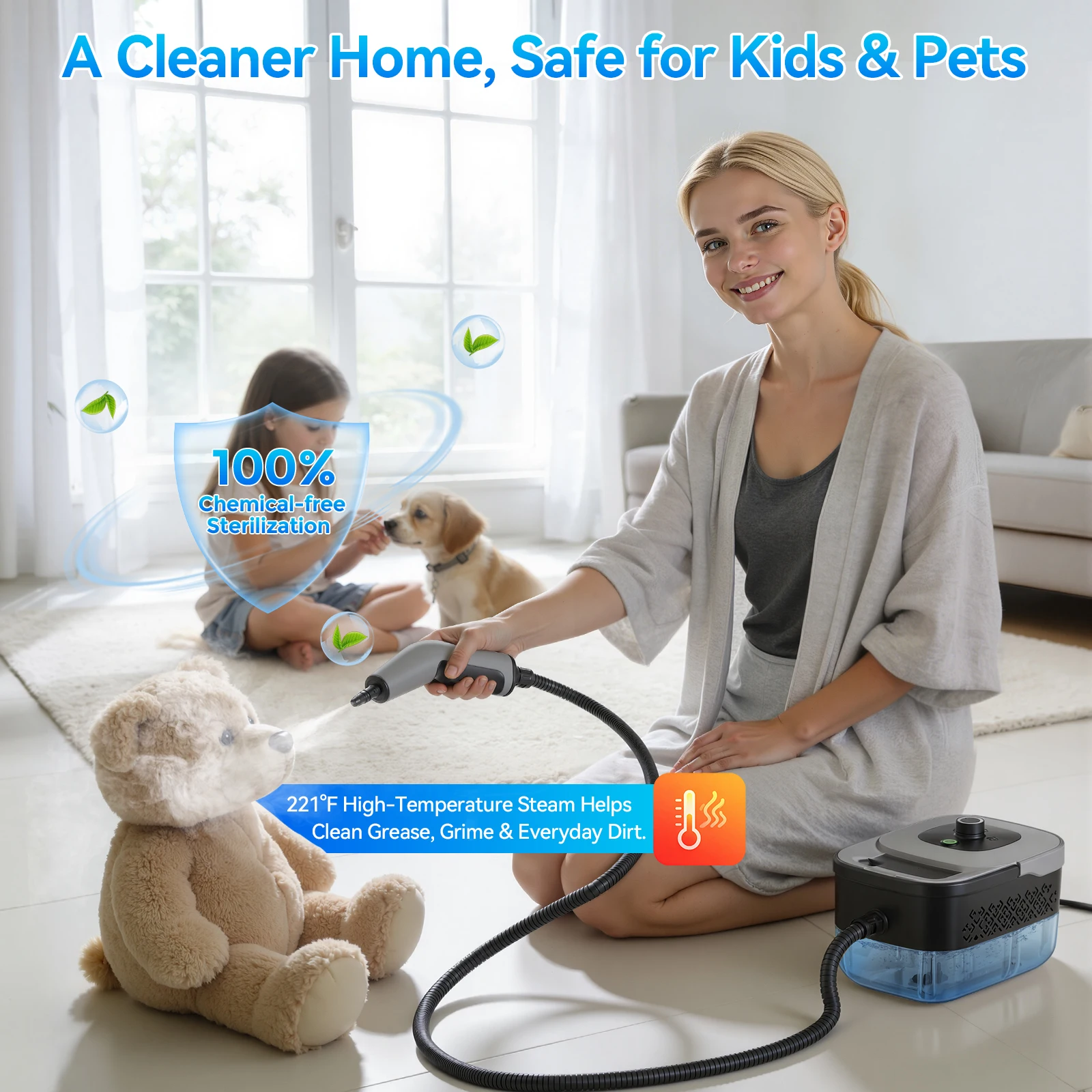 Pembersih Uap Suhu Tinggi, Mes - Home Bathroom Cleaning Kit ulasan dan harga
